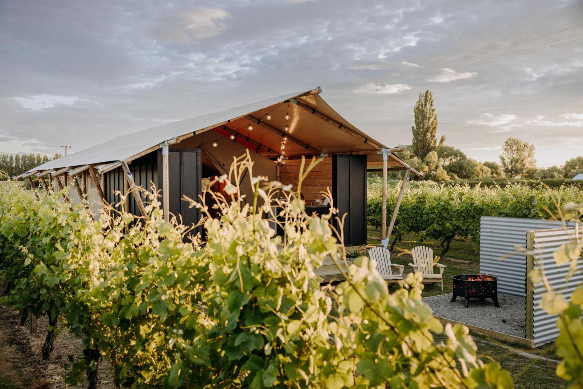 הייסטינגס Villas & Vines Glamping מראה חיצוני תמונה